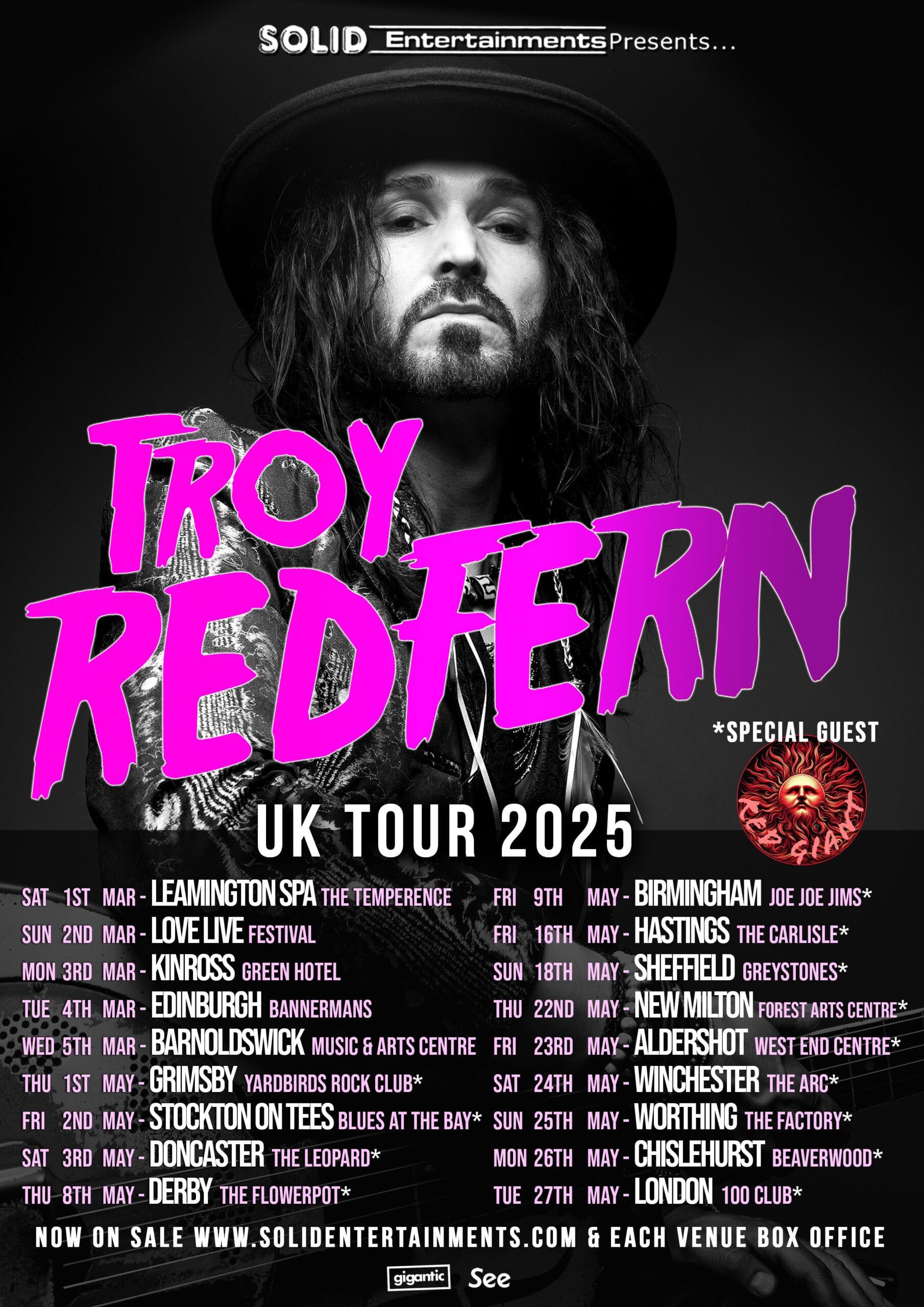 2025 UK TOUR ANNOUNCED! The Troy Redfern Band